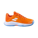 Chaussures de tennis Babolat Babolat Propulse 3 Chaussures Toutes Surfaces Enfants-Orange,Blanc