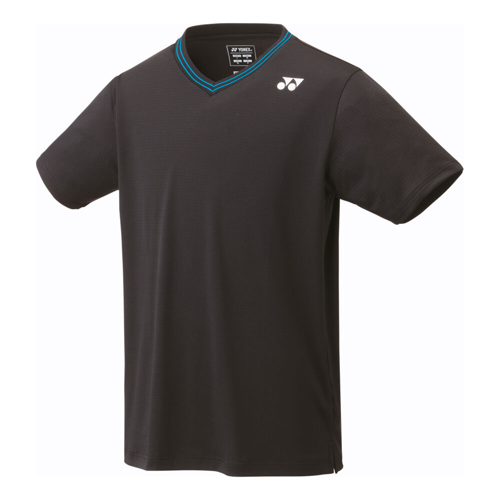 Yonex Neck Haut Manches Longues Hommes - Noir