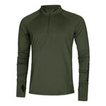 Vêtements Björn Borg Björn Borg Midlayer Half Zip Haut Manches Longues Hommes-Vert Foncé