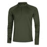Midlayer Half Zip Haut Manches Longues Hommes-Vert Foncé