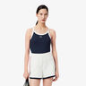 D&eacute;bardeur Tank Top Femmes-Bleu Fonc&eacute;,Blanc