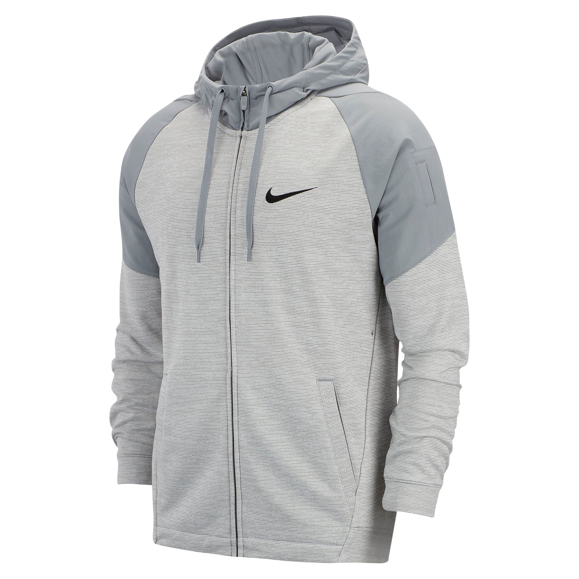Nike DriFit Fleece FullZip Veste De Survêtement Hommes Gris Clair , Gris acheter en ligne