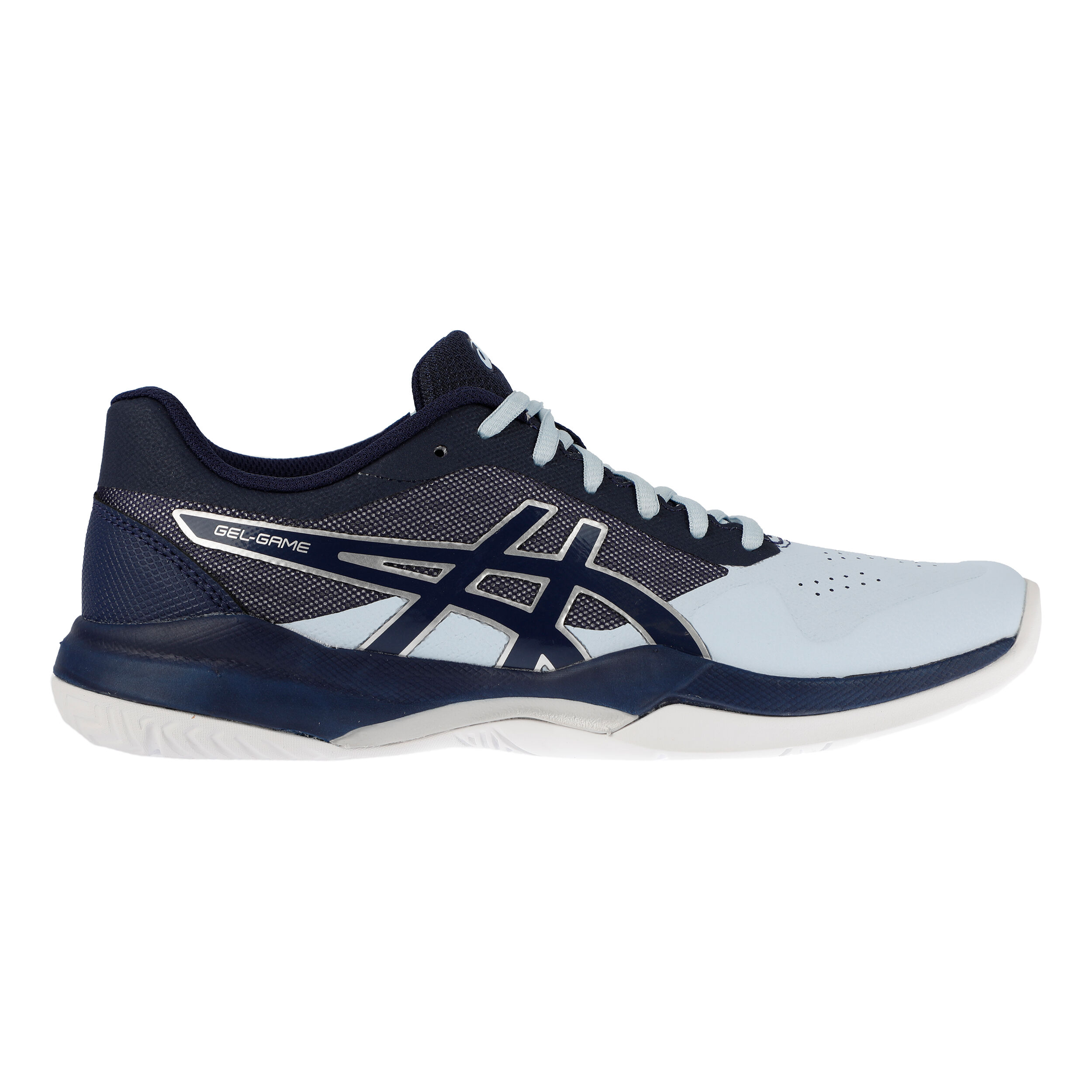 Buy ASICS Gel Game 7 Chaussures Toutes Surfaces Femmes Bleu Fonce Bleu Clair online Tennis Point FR