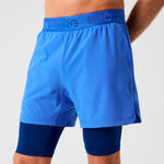 V&ecirc;tements de tennis Bj&ouml;rn Borg Bj&ouml;rn Borg Borg 2 In 1 Shorts Hommes - bleu clair