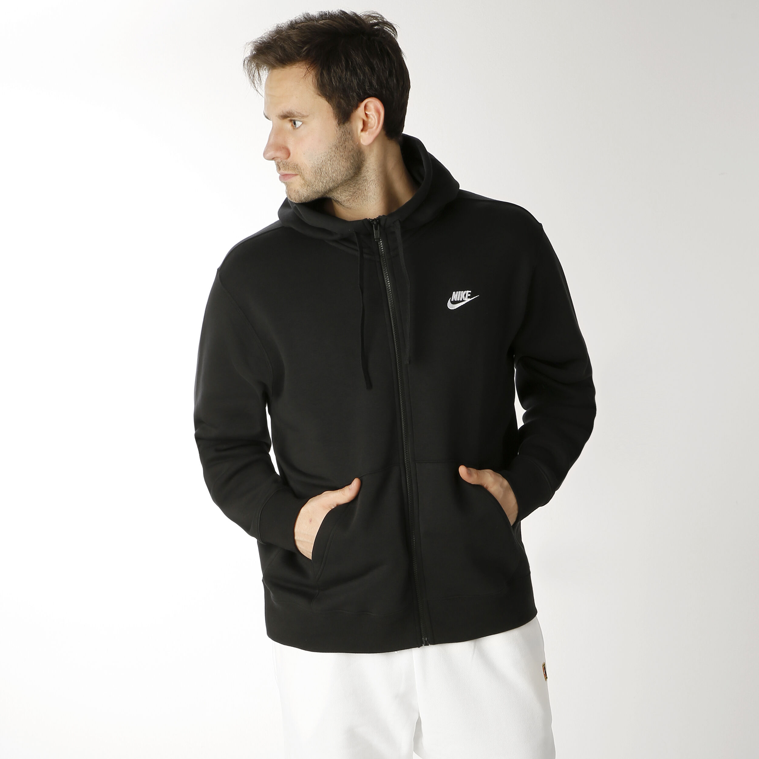 Buy Nike Sportswear Club Gilet En Coton Hommes Noir Blanc online Tennis Point FR