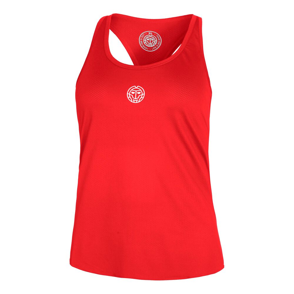BIDI BADU Mea Tech Débardeur Tank Top Femmes - Rouge , Blanc
