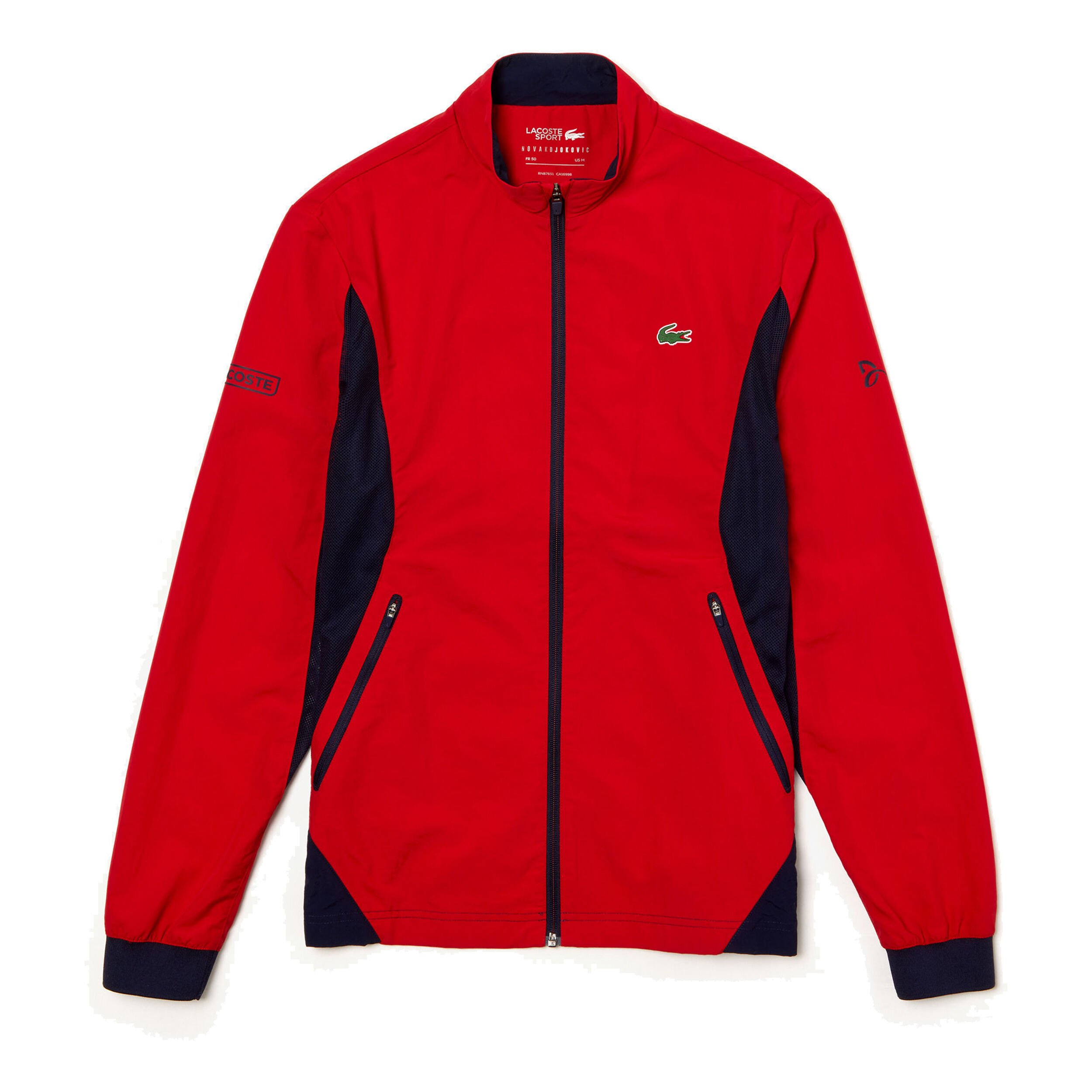 veste lacoste rouge