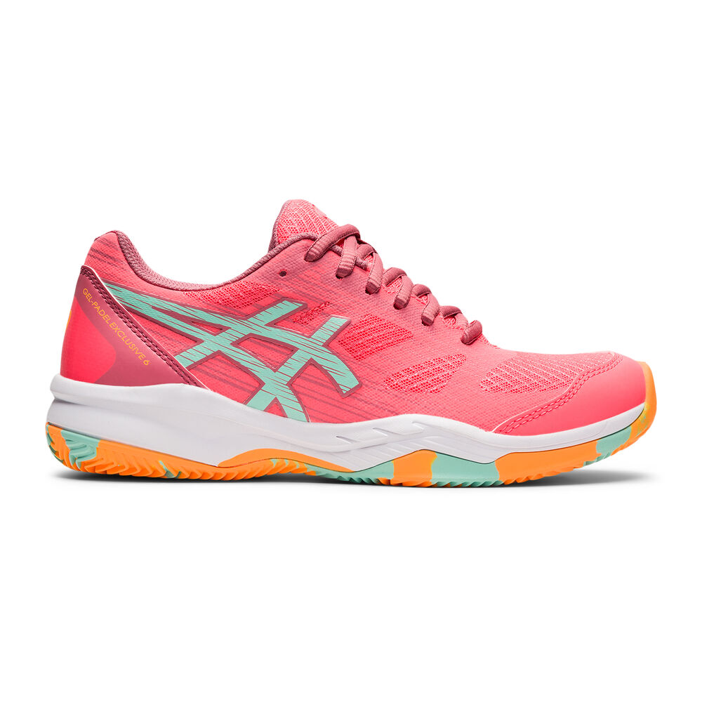 Asics Gel-Padel Exclusive 6 Chaussures Padel Femmes - Corail , Multicouleur