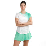 V&ecirc;tements de tennis BIDI BADU BIDI BADU Crew Fade 2.0 T-shirt Femmes-vert, blanc