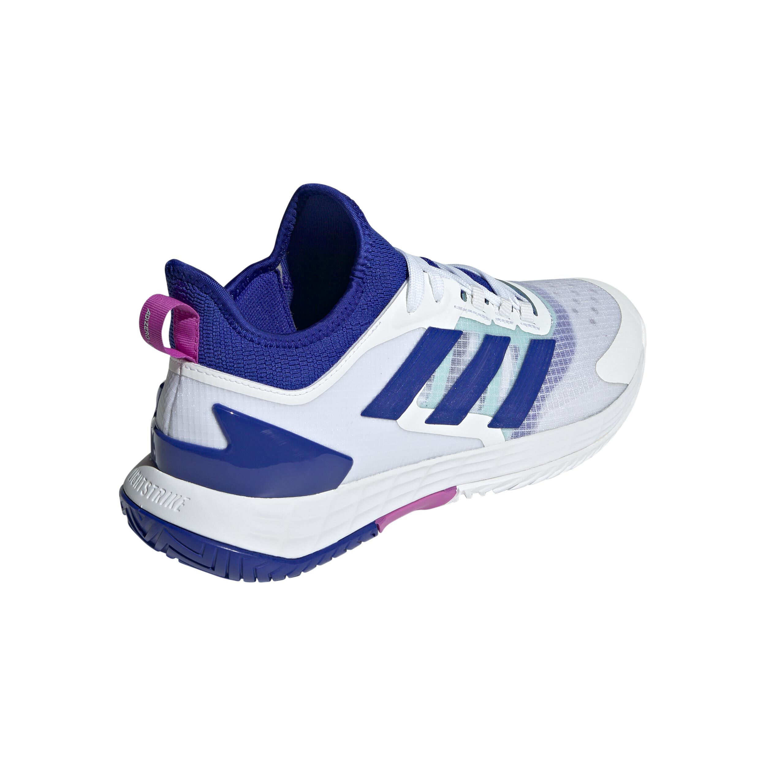 Adizero Ubersonic 4.1 Chaussures Toutes Surfaces Hommes Blanc Bleu
