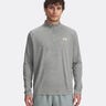 Tech Textured Half-Zip Haut Manches Longues Hommes-Sauge