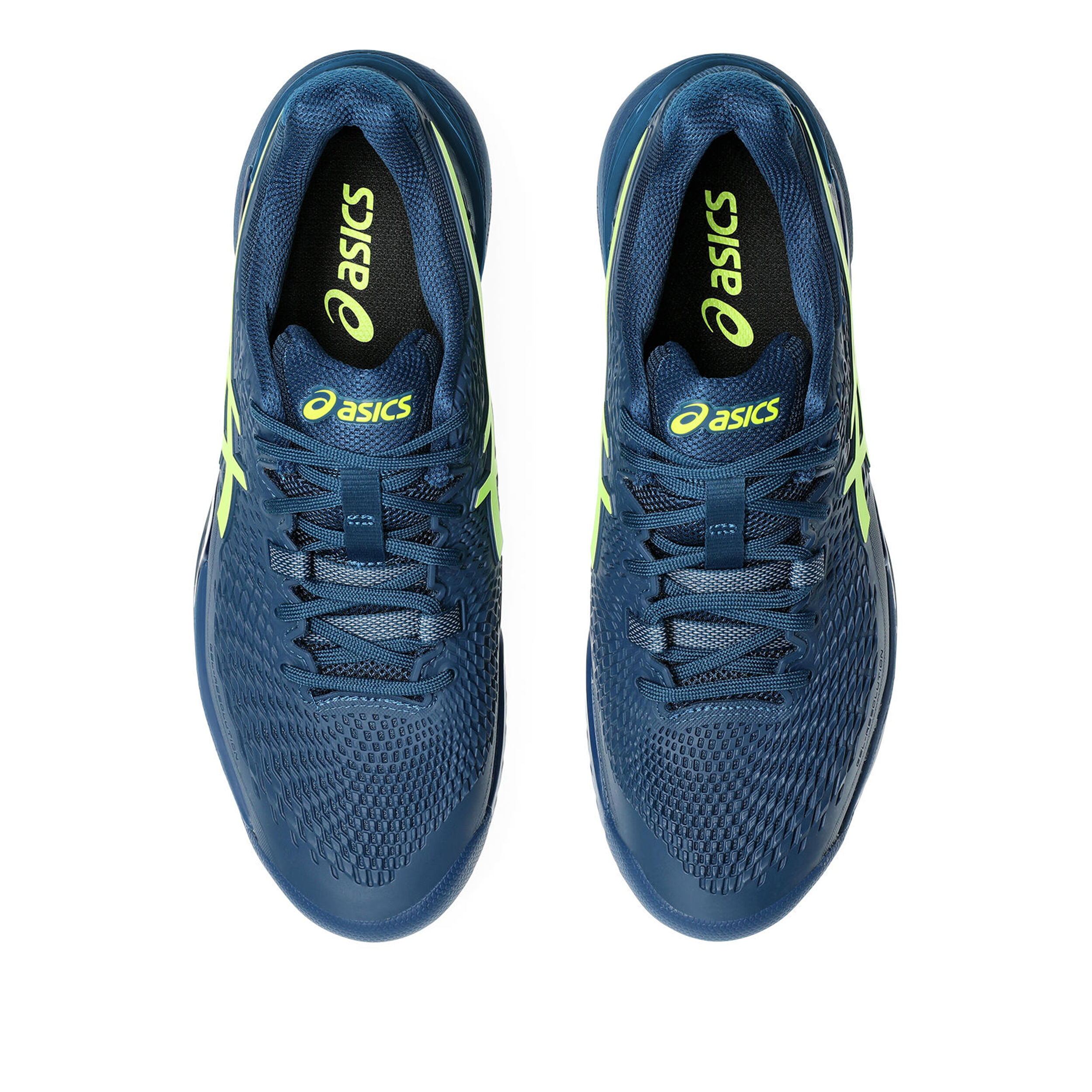 Buy ASICS Gel Resolution 9 Chaussures Toutes Surfaces Hommes Bleu Jaune online Tennis Point FR
