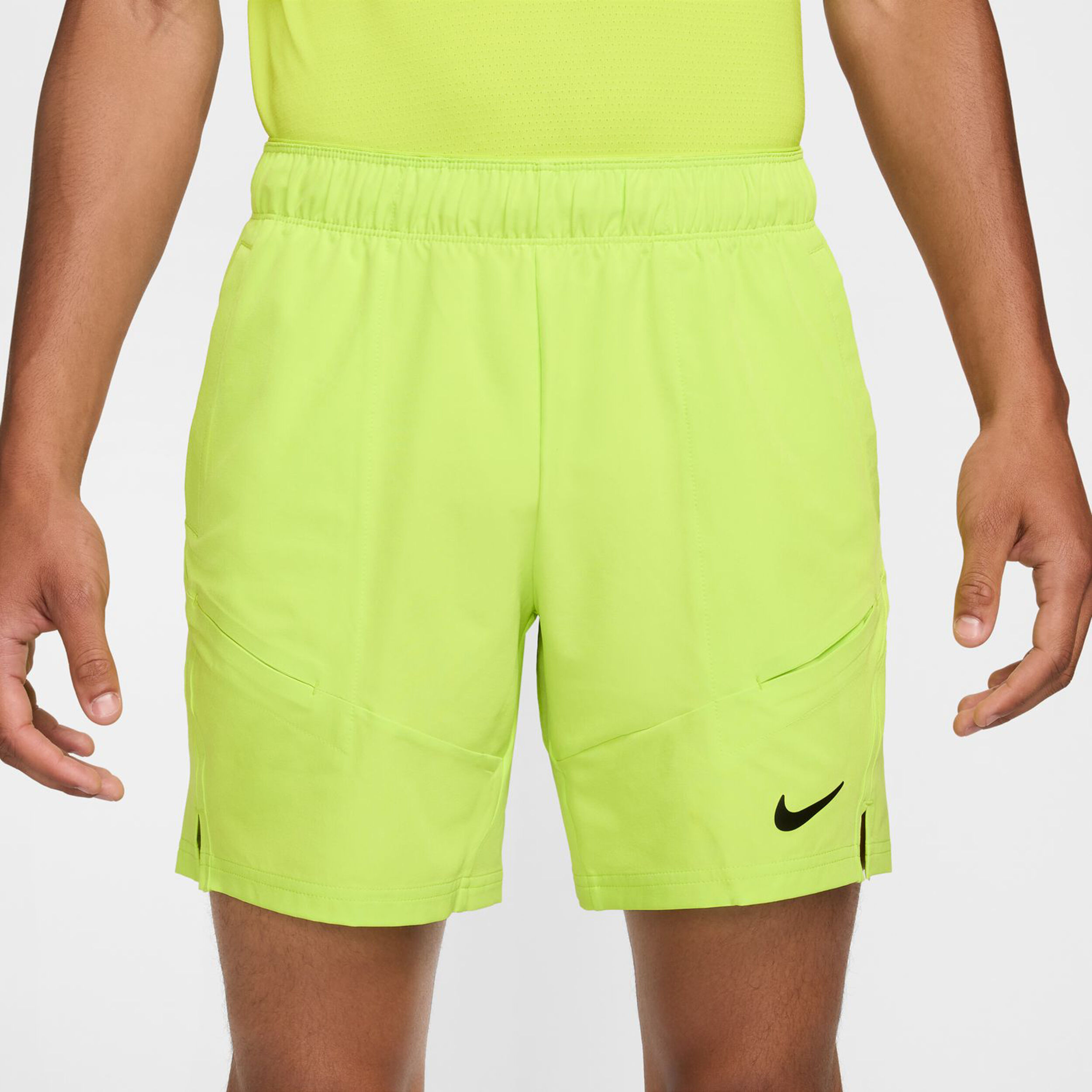 Neon green nike shorts shop