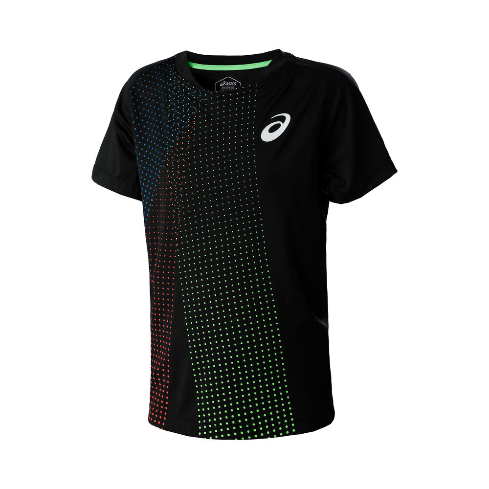 Asics Graphic T-shirt Garçons - Noir , Multicouleur
