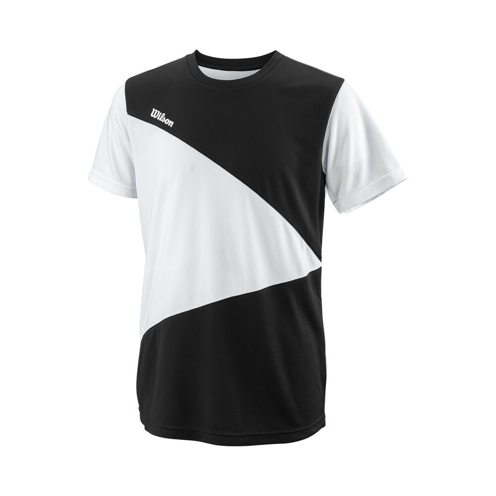 Wilson Team T-shirt Garçons - Noir , Blanc