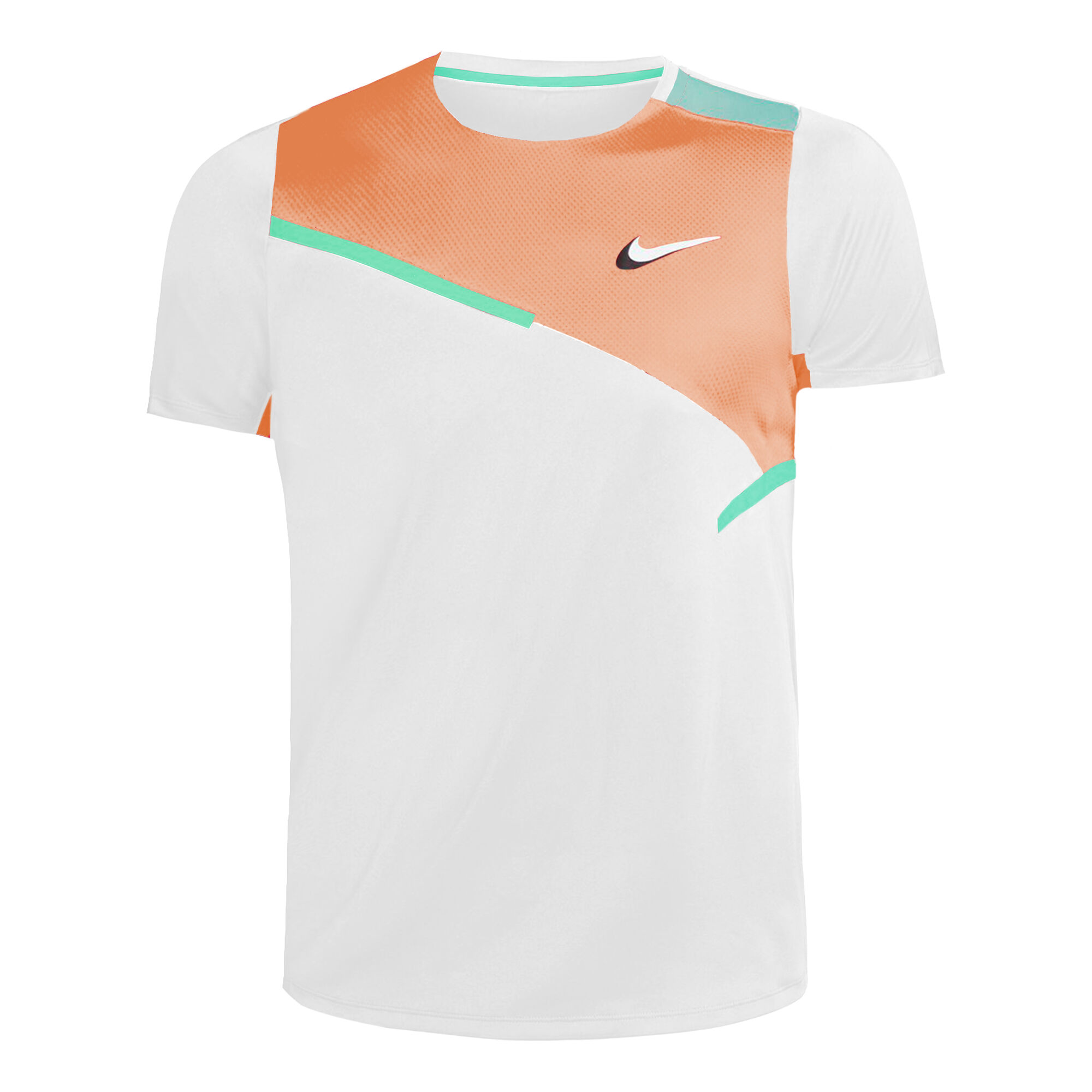 Buy Nike Court Dry Slam T-shirt Hommes Blanc , Orange online
