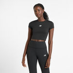 Vêtements New Balance New Balance Harmony Fitted T-shirt Femmes-Noir