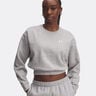Rival Fleece Piped Crew Sweat-shirt Femmes-Gris Clair