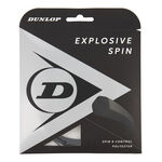Dunlop Dunlop Explosive Spin Cordage En Garniture 12m-Noir