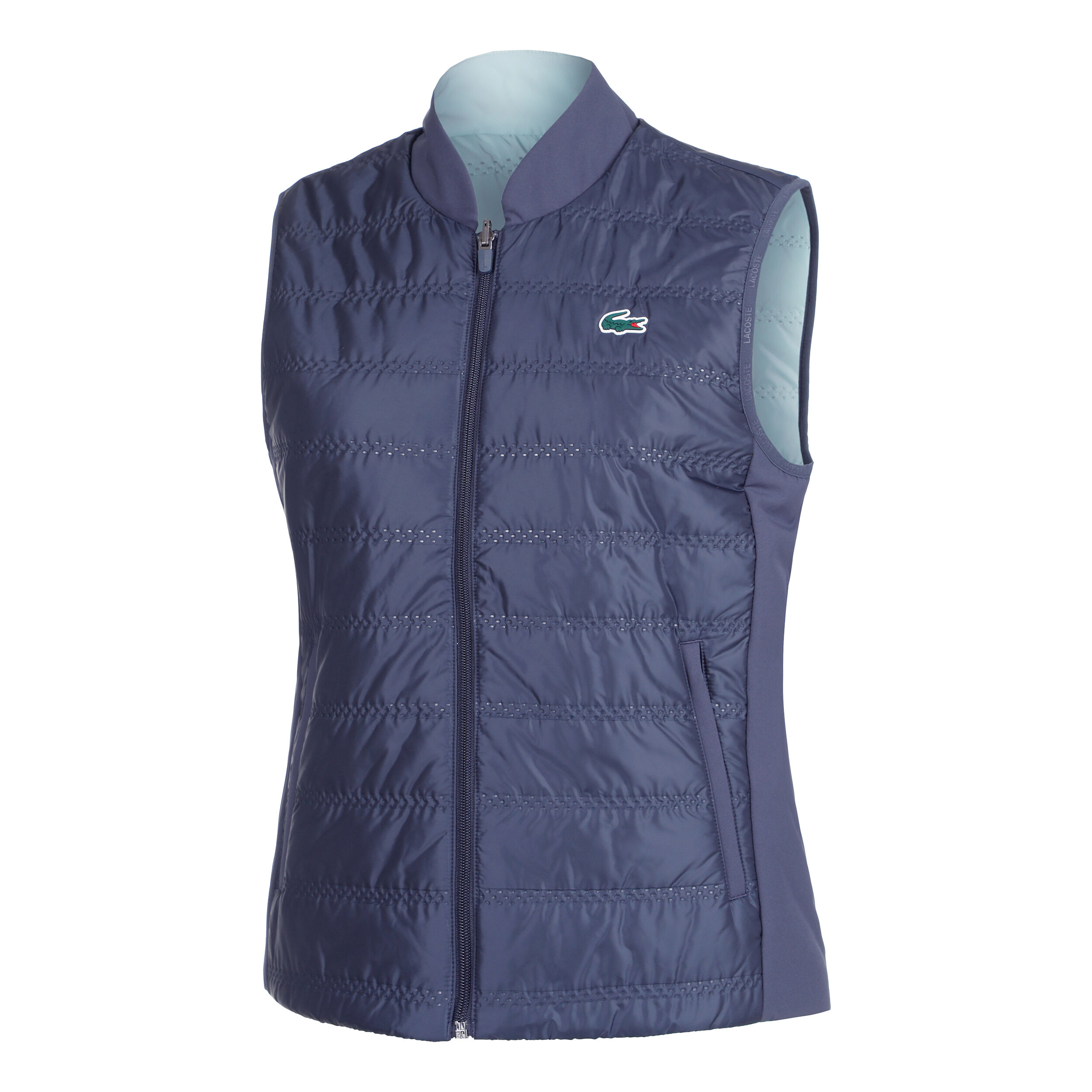 Gilet sales lacoste bleu
