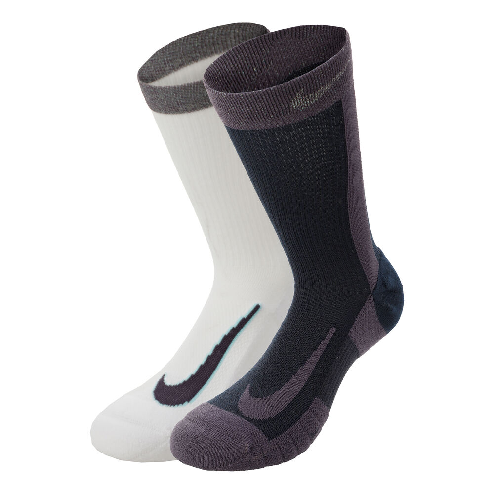Nike Multiplier Max Crew Chaussettes De Sport Pack De 2 Unités - Multicouleur