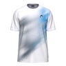 Topspin T-shirt Hommes - bleu fonc&eacute;, blanc