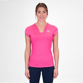Image de Crew V-Neck T-shirt Femmes-Pink