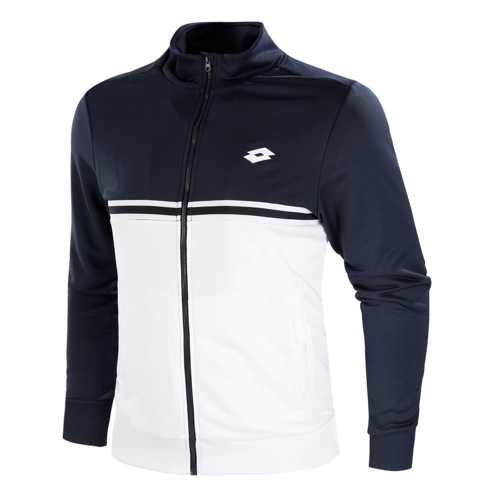Lotto Squadra II PL Gilet En Coton Hommes - Blanc , Bleu Foncé
