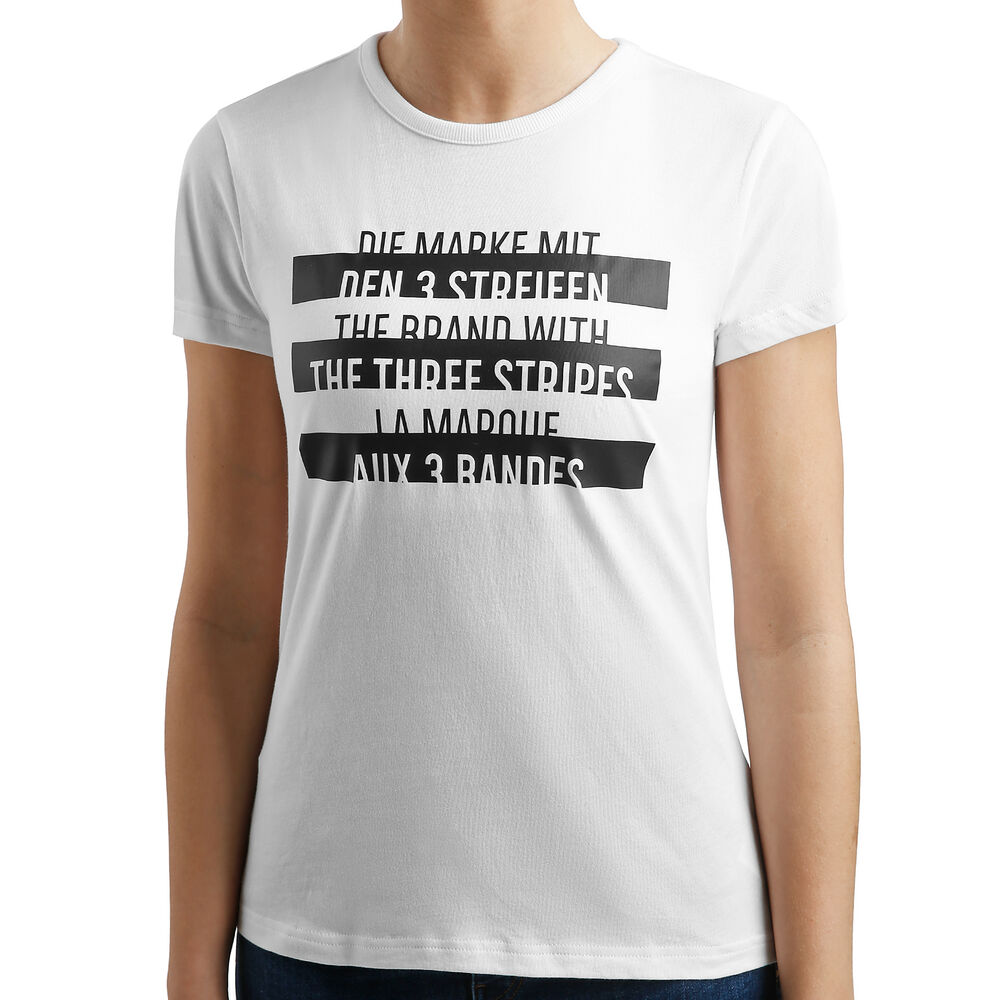 adidas Sports ID T-shirt Femmes - Blanc , Noir
