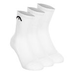 V&ecirc;tements HEAD HEAD Short Crew Chaussettes de tennis Pack de 3 Unisex - blanc, 