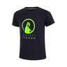 Wild Advantage Logo T-shirt Garçons-Bleu Foncé,Vert Fluo