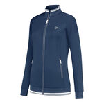 V&ecirc;tements Dunlop Dunlop Club Knitted Veste De Surv&ecirc;tement Femmes-Bleu Fonc&eacute;