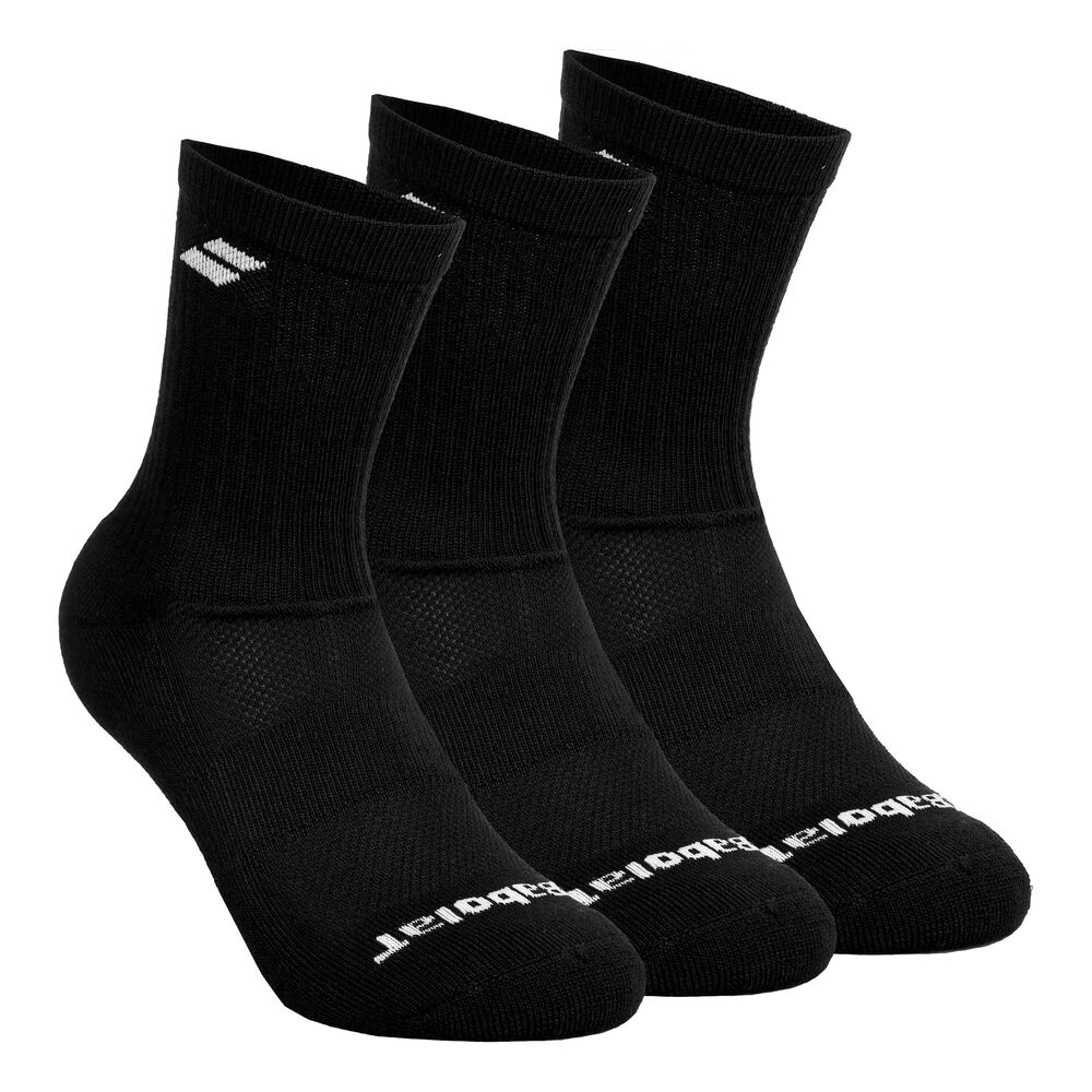 Babolat Chaussettes De Tennis Pack De 3 - Noir , Blanc