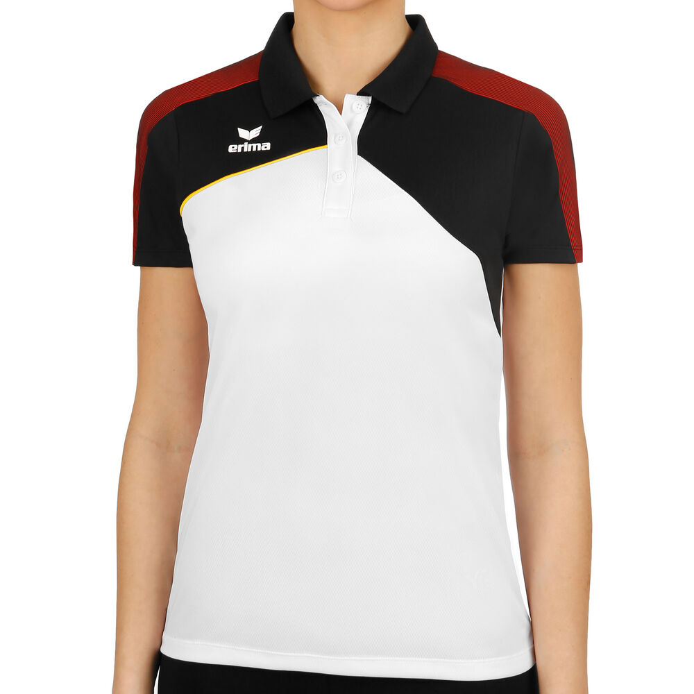 Erima Premium One 2.0 Polo Femmes - Blanc , Noir