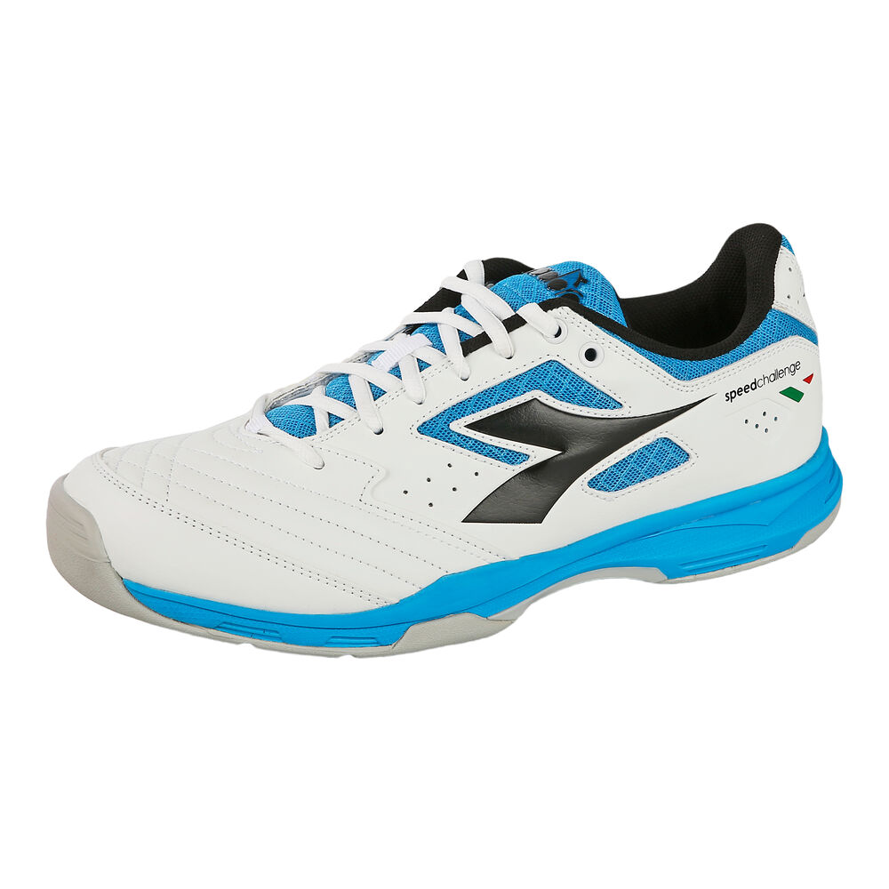 Diadora Speed Challenge 2 Carpet Chaussure Moquette Enfants - Blanc , Bleu