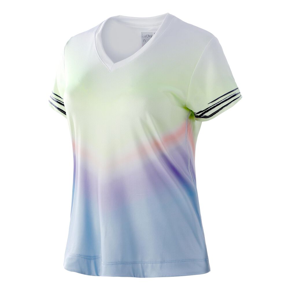 Lucky in Love Going Wild T-shirt Femmes - Blanc , Multicouleur