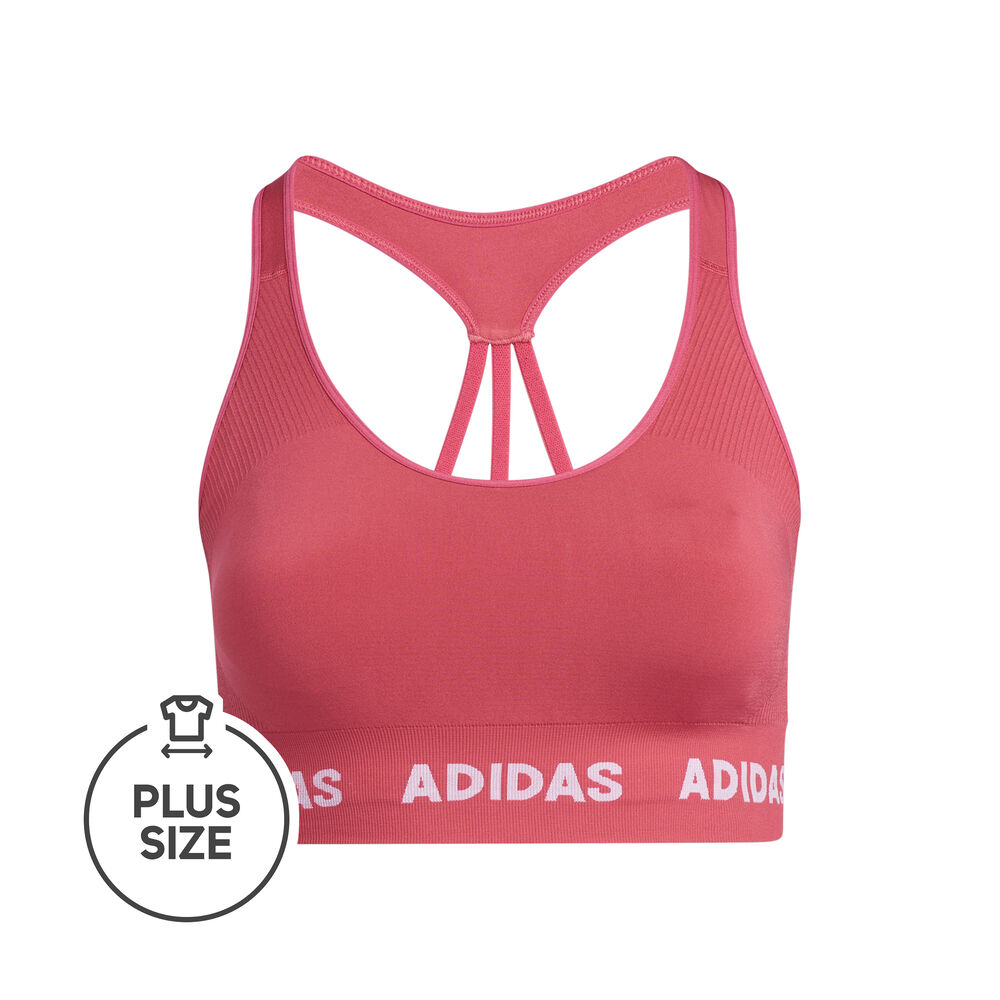 adidas Aeroknit Plus Size Soutien-gorge Sport Femmes - Berry, Blanc