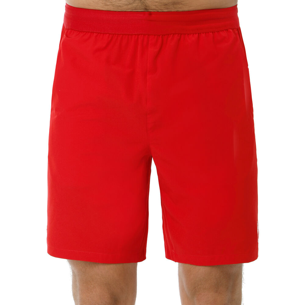 Lacoste Roland Garros Novak Djokovic Shorts Hommes - Rouge , Blanc