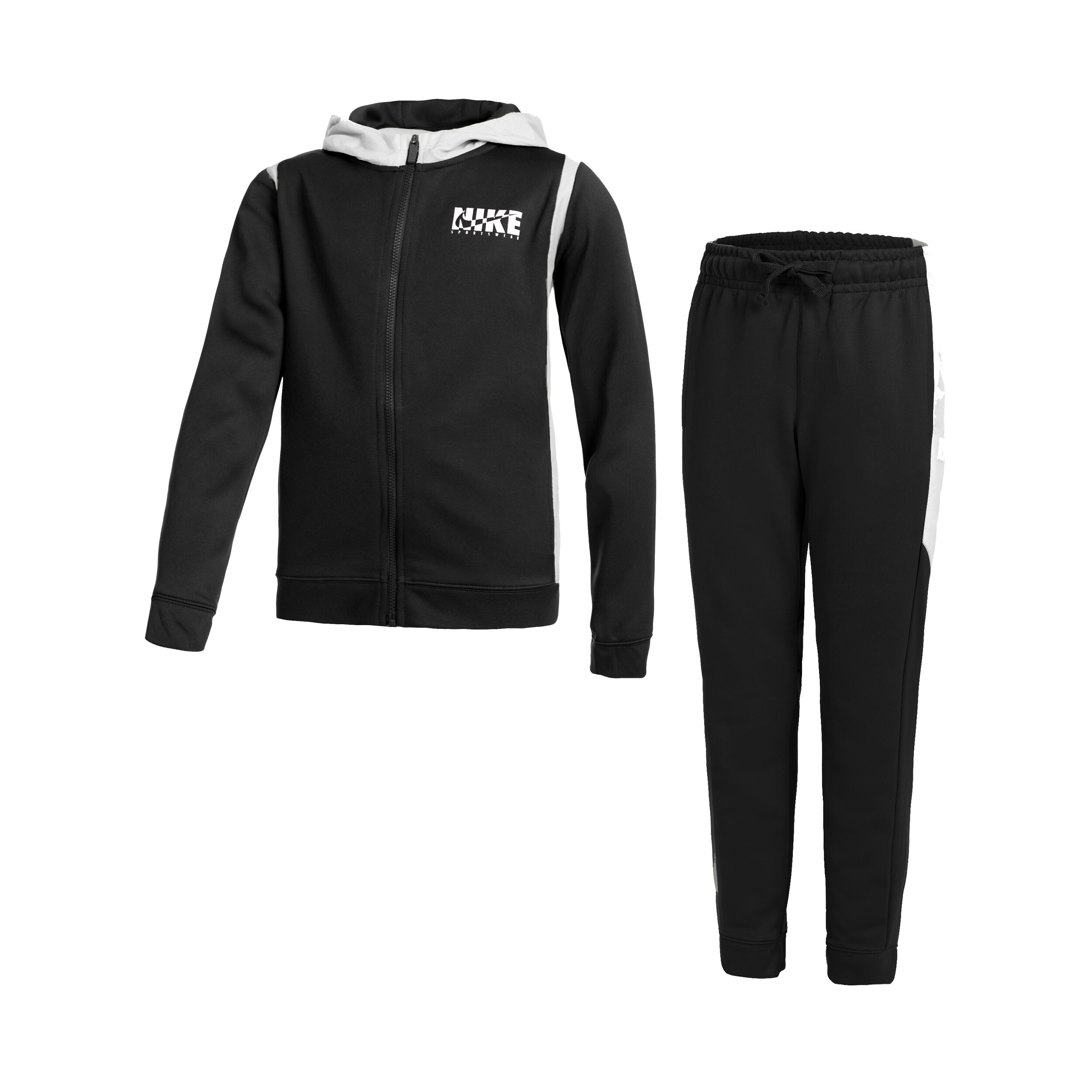 Survêtement nike sportswear woven blanc noir store