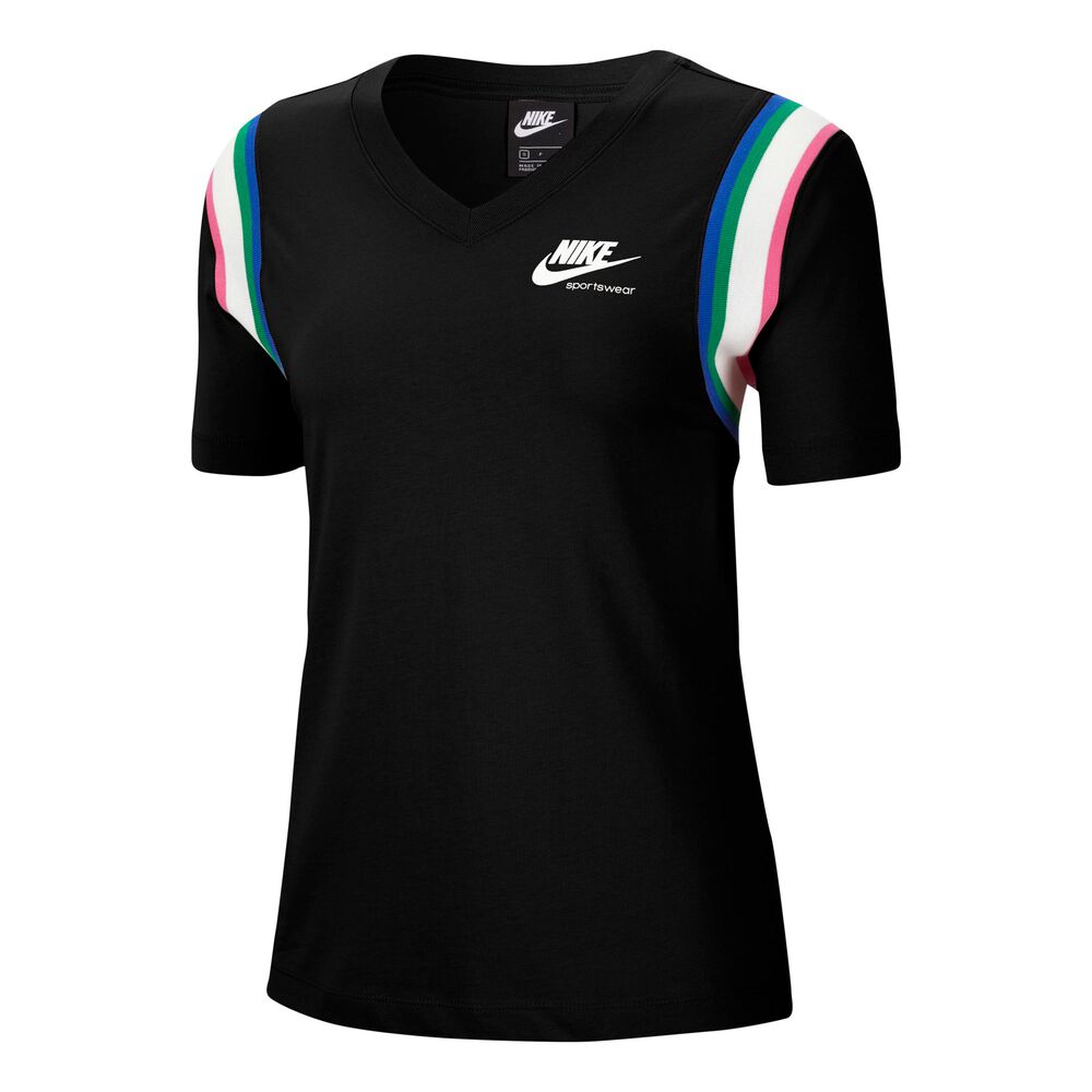 Nike Heritage T-shirt Femmes - Noir , Multicouleur