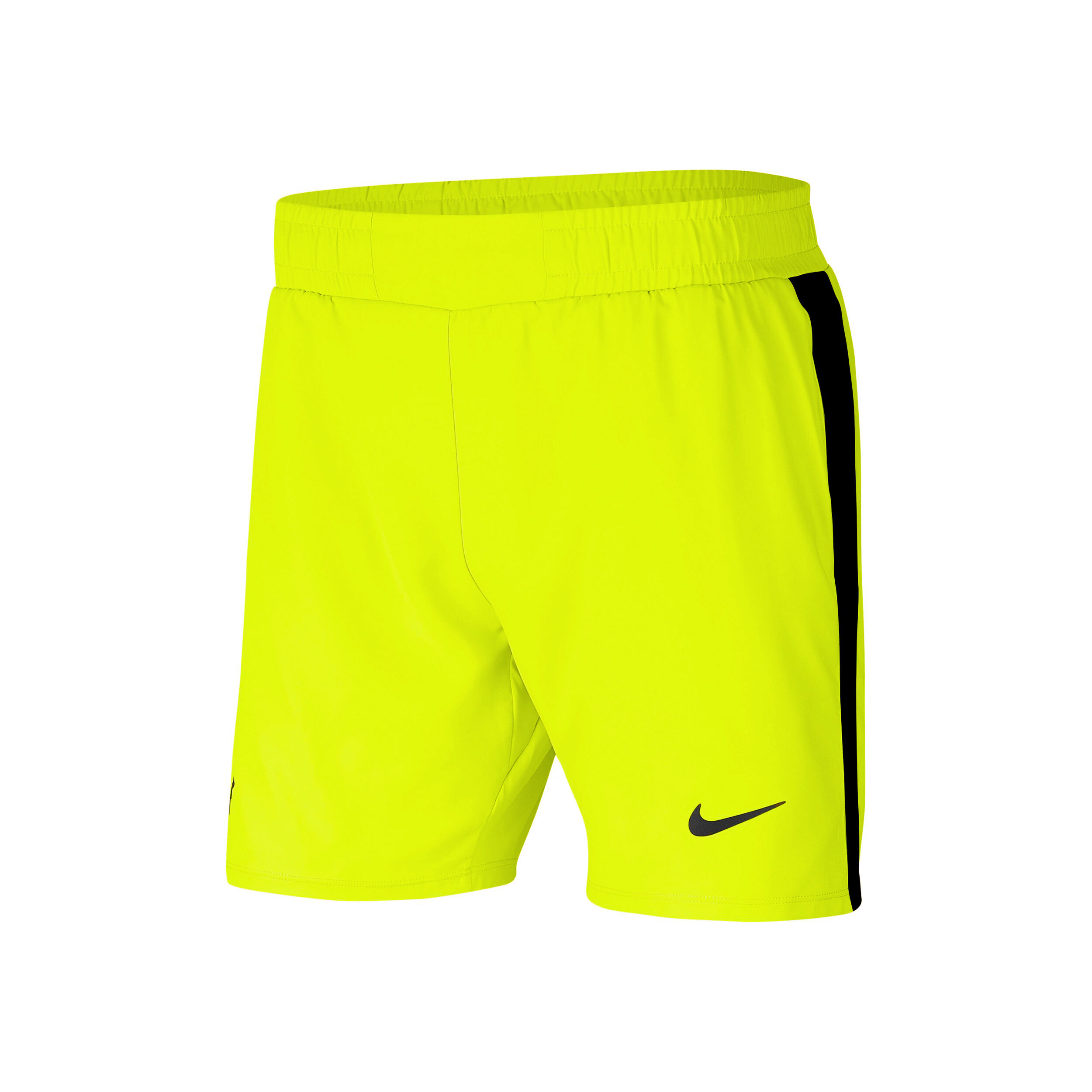 Buy Nike Rafael Nadal Court Dri Fit Shorts Hommes Jaunes Fluo Noir online Tennis Point FR