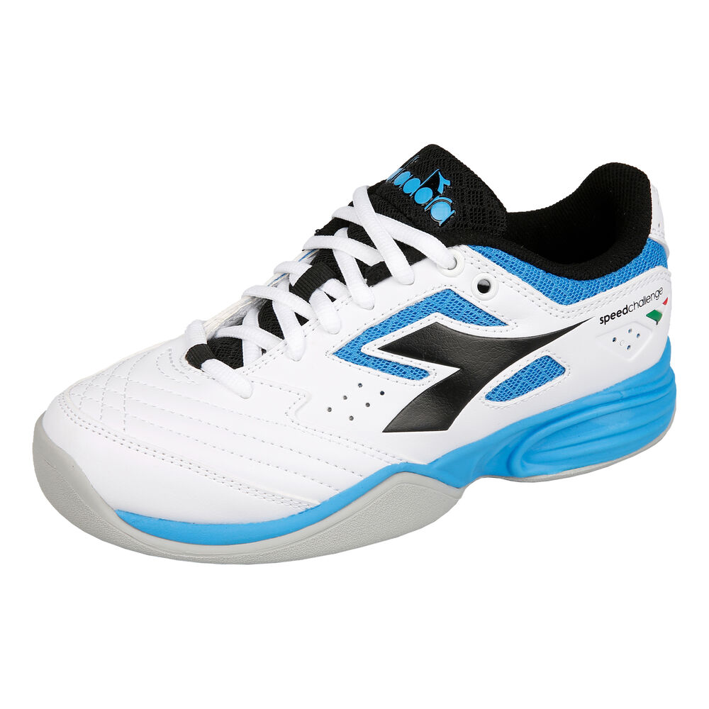 Diadora Speed Challenge Carpet Chaussure Moquette Enfants - Blanc , Turquoise
