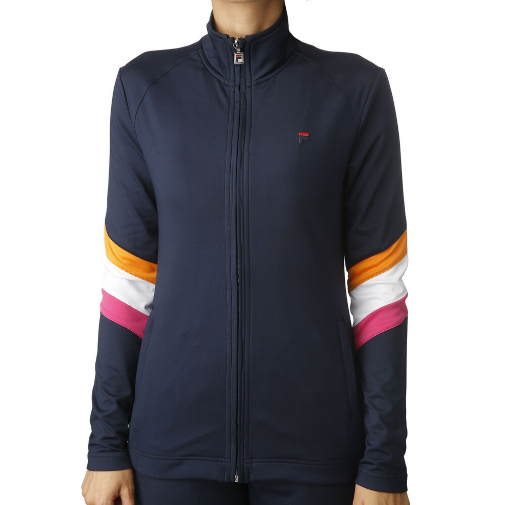 Fila Amanda Veste De Survêtement Femmes - Bleu Foncé , Blanc