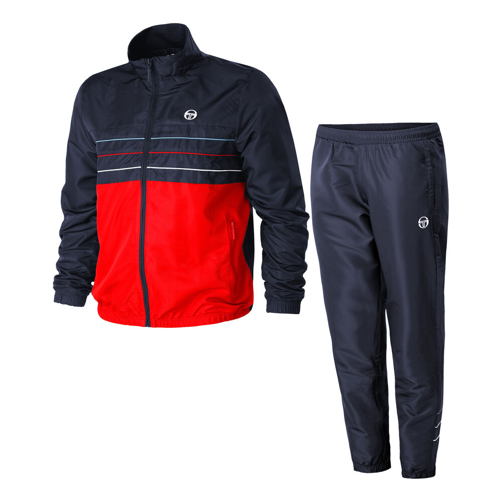 Sergio Tacchini Amarilis Survêtement Hommes - Bleu Foncé , Rouge