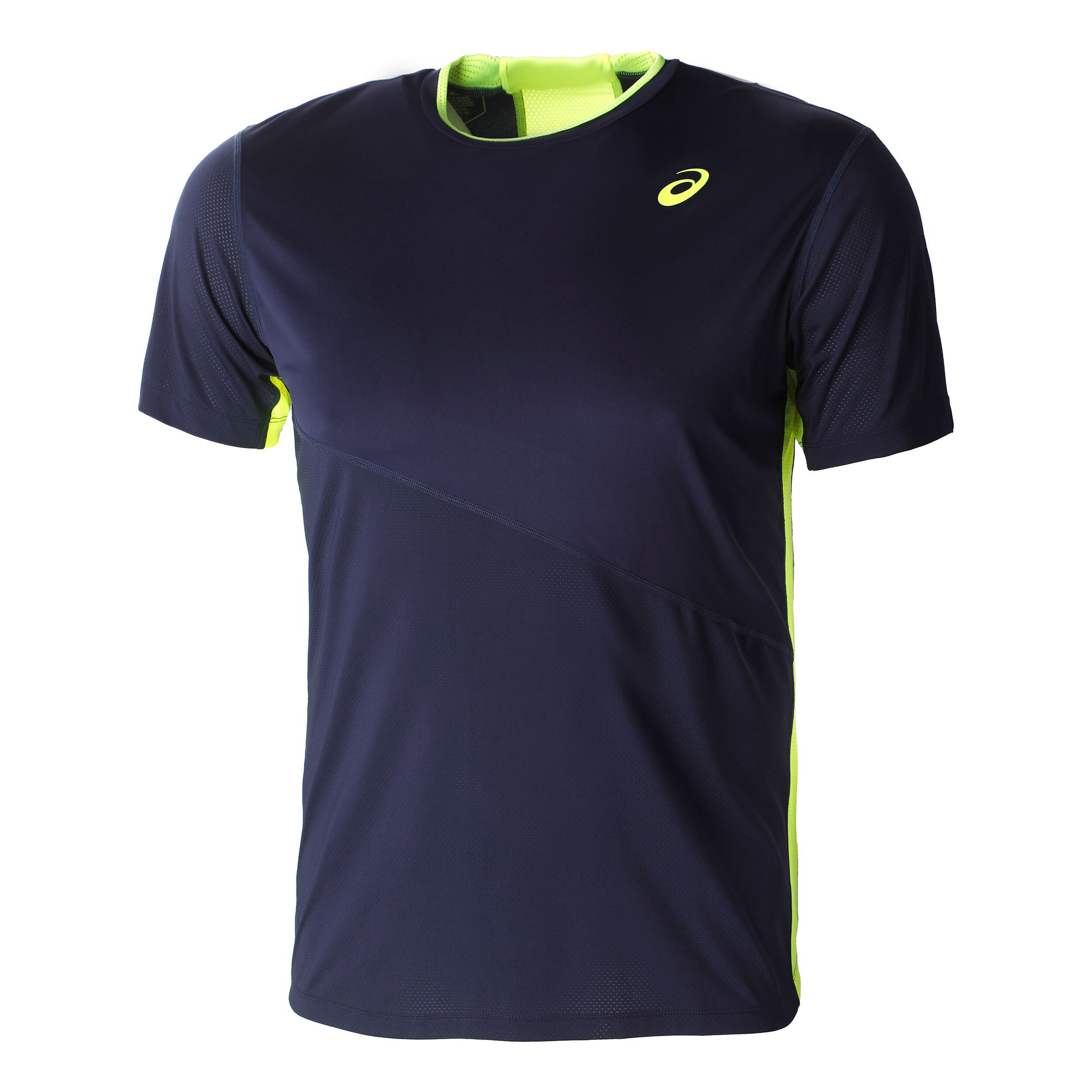 asics t shirt homme jaune