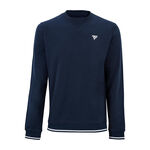 V&ecirc;tements de tennis Tecnifibre Tecnifibre eam Terry Sweat-shirt Unisex - bleu fonc&eacute;
