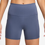 V&ecirc;tements de tennis Nike Nike Court Dri-Fit Ball Short Avec Poche-balles Femmes-Bleu Gris