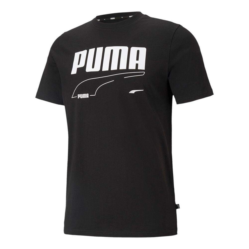 Puma Rebel T-shirt Hommes - Noir , Blanc