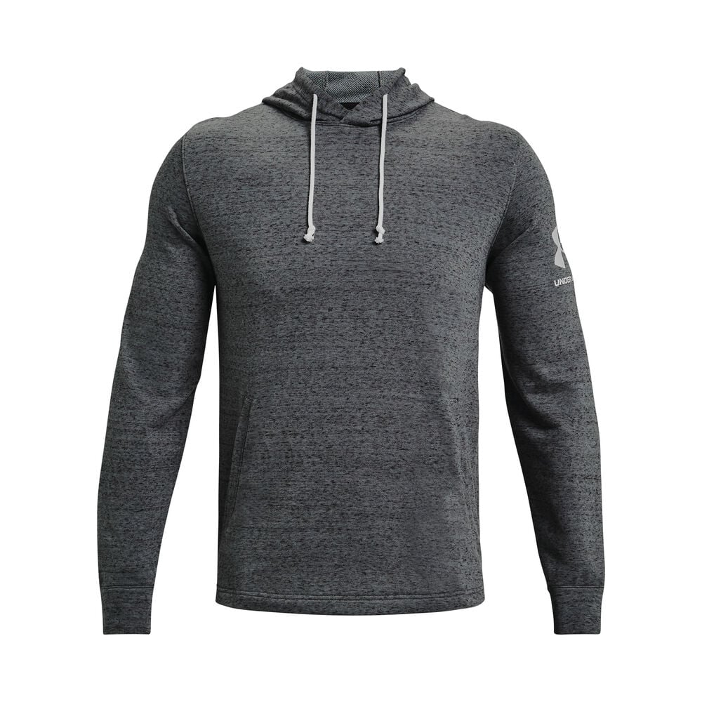 Under Armour Rival Terry Sweat à Capuche Hommes - Gris Foncé, Blanc