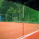 Équipement court de tennis Tegra Tegra 40 X 3,00 M Filet De Séparation Du Court-Noir